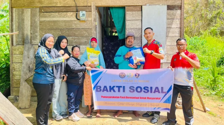 Lapas Wahai  Salurkan Bansos kepada Masyarakat Kurang Mampu