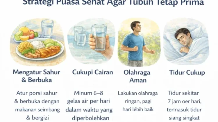 Agar Tubuh Tetap Sehat dan Prima saat Berpuasa