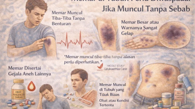 Memar di Tubuh Perlu Diwaspadai jika Muncul tanpa Sebab