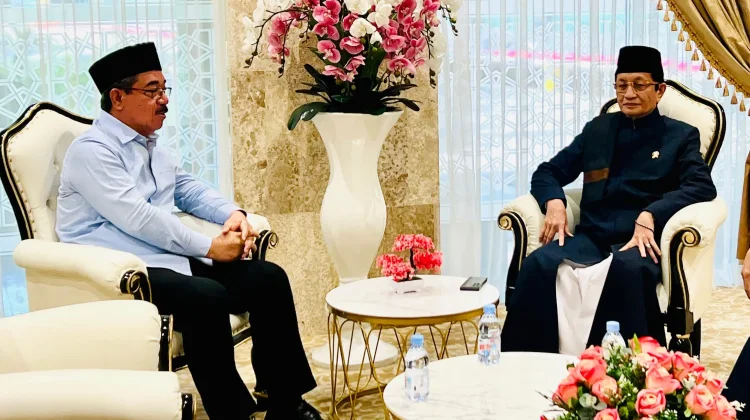 Bertemu Menag di Istiqlal, Gubernur Hendrik Perkuat Moderasi Beragama di Maluku