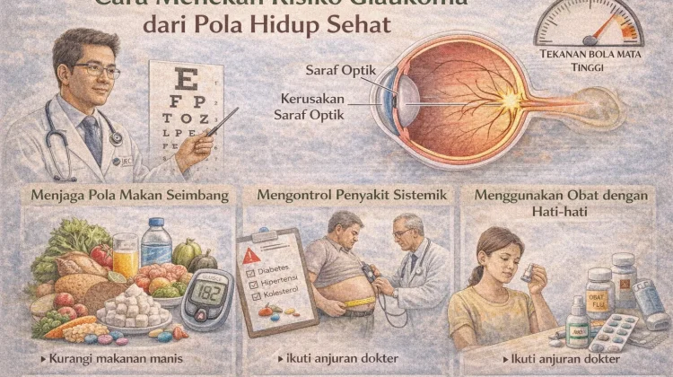 Cara Menekan Risiko Glaukoma dari Pola Hidup Sehat
