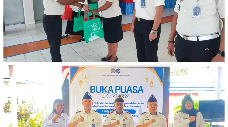 Rutan Masohi Beri Penghargaan Pegawai Teladan