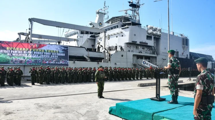 Pangdam Pattimura Pimpin Penyambutan Satgas Purna-Tugas di Papua