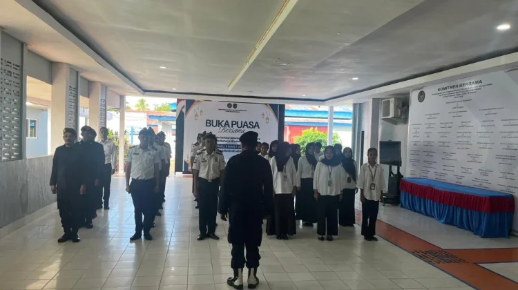 Rutan Masohi Gelar Apel Siaga Pengamanan jelang Idul Fitri