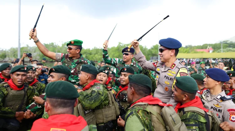 Kapolda Maluku Apresiasi Pengabdian Satgas Pamtas Yonif 732/Banau