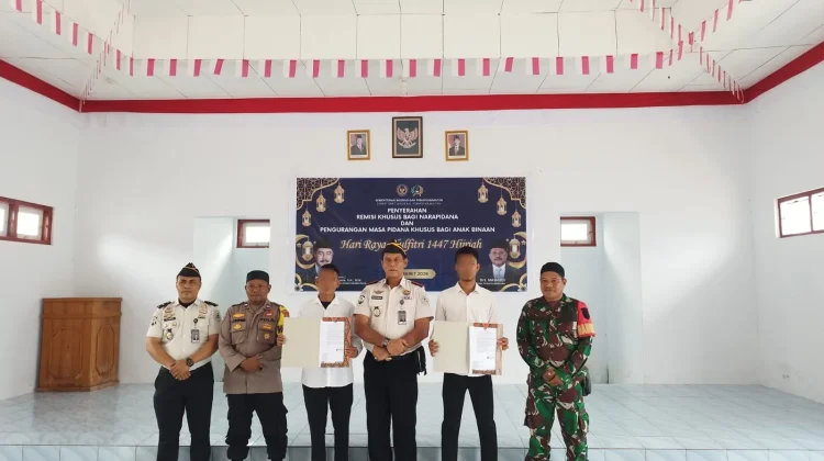Puluhan Warga Binaan Lapas Namlea Ucap Syukur Terima Remisi Idul Fitri