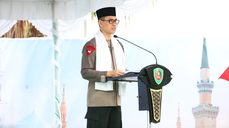 Kapolda Maluku Jadi Khatib Sholat Idul Fitri 1447 Hijriah di Ambon