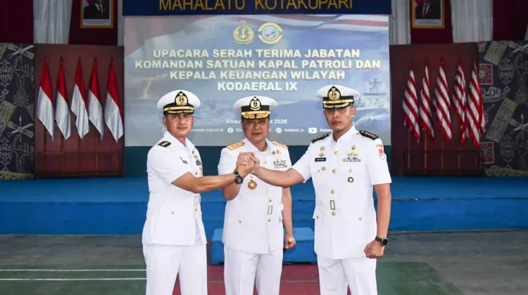 Dankodaeral IX Pimpin Penyerahan Jabatan Dansatrol dan Kakuwil Kodaeral lX