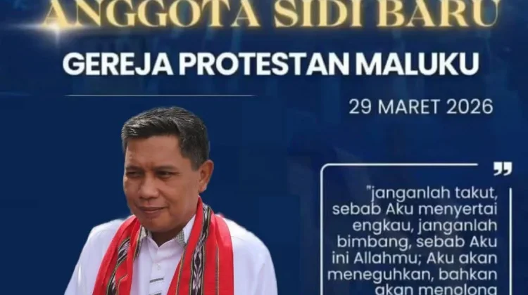 Ini Pesan Bodewin Kepada Sidi Baru Gereja Protestan