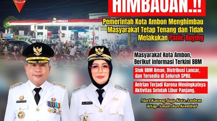 Warga Ambon Jangan Panik, Pemkot Pastikan Stok BBM Aman