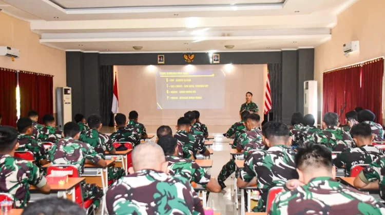 Kodaeral IX Gelar Sosialisasi Kesehatan Mental bagi Seluruh Prajurit