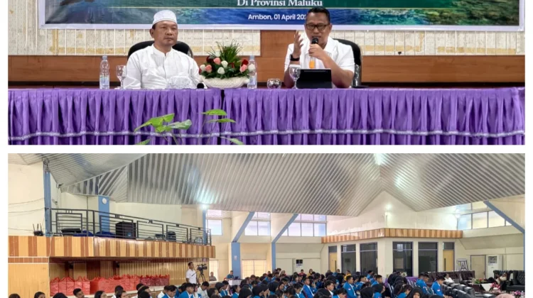 Bekali Mahasiswa KKN Unpatti Jadi Agen Hukum,Saiful Sahri Bedah KUHP Baru
