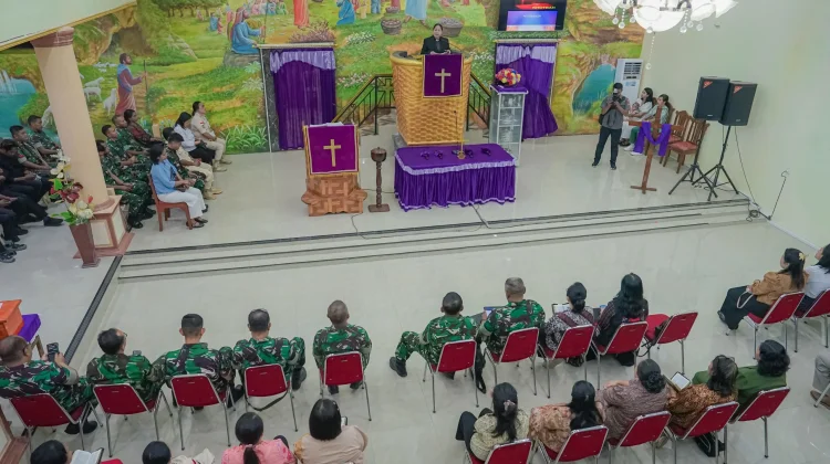 Kodam XV/Pattimura Gelar Doa Bersama untuk Prajurit Gugur di Lebanon