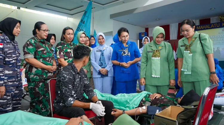 Kodaeral IX Tuan Rumah Aksi Donor Darah Serentak di Ambon, 150 Kantong Terkumpul