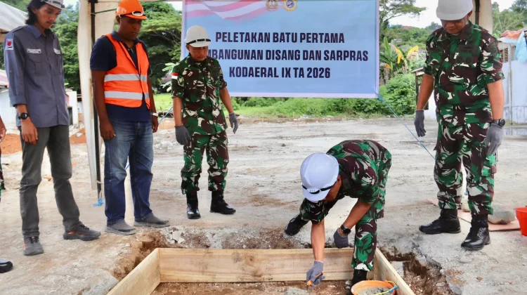 Dukung Tugas Operasional, Kodaeral IX Bangun Shelter Dinas Angkutan