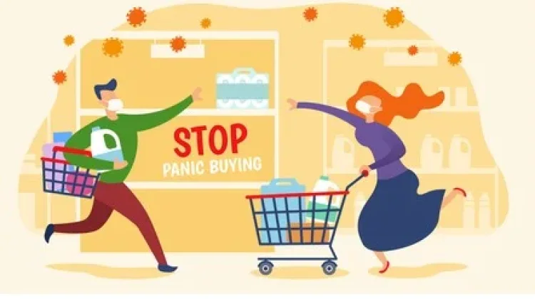 Fenomena panic buying kembali menjadi sorotan publik