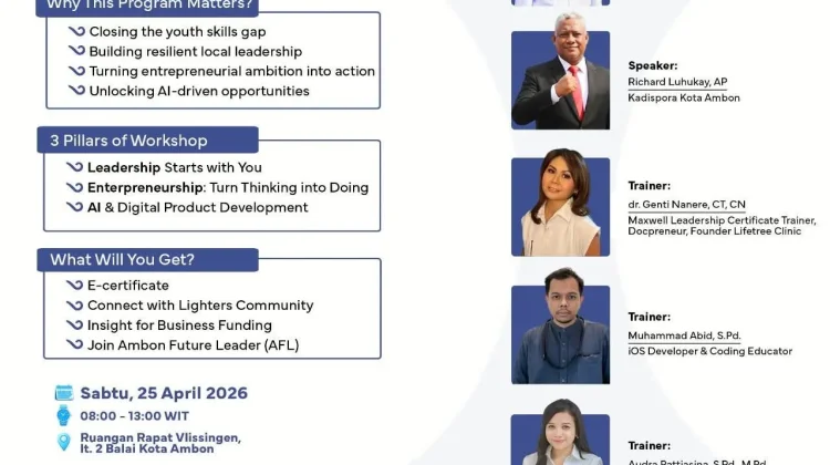 Pemerintah Kota Ambon dan Light Up Academy Buka Pendaftaran SpotLIGHT 1.0, Gratis