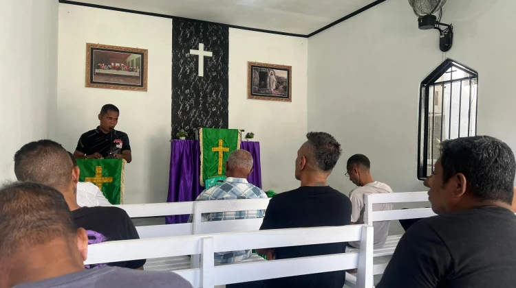 Warga Binaan Lapas Wahai Maknai Paskah lewat Ibadah Bersama