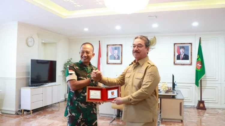 Gubernur Maluku Terima Silaturahmi Pangdam XV/Pattimura jelang Purna-Tugas