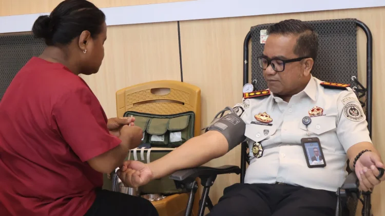 LPKA Ambon Donor Darah Sambut Hari Bakti Pemasyarakatan