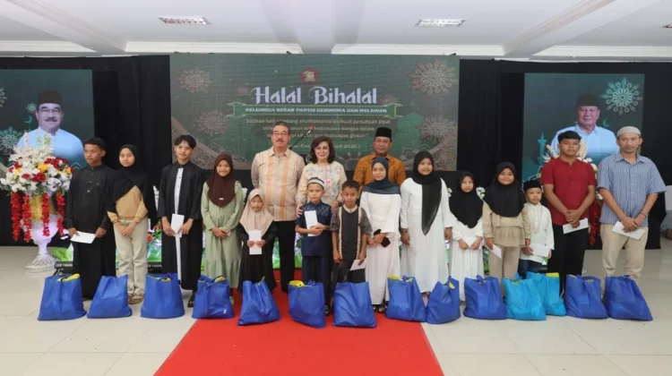 Harmonis, Hendrik-Vanath Halal bi Halal bersama Gerindra Maluku