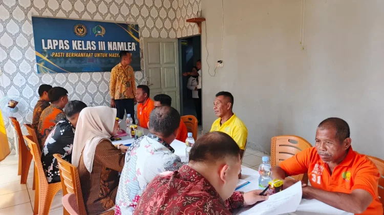 Puluhan Warga Binaan Lapas Namlea Ikuti Wasmat