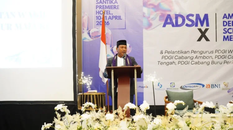 Wagub Maluku Dorong PDGI Perkuat Layanan Kesehatan Gigi di Daerah
