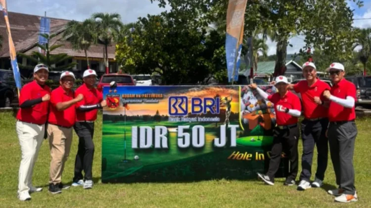 BRI Ambon Perkuat Sinergi dengan Kodam XV/Pattimura dalam Farewell Golf Game