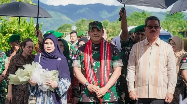 Pangdam Mayjen TNI Dody Triwinarto Tiba di Ambon