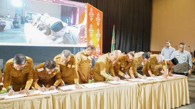 Kanwil Kemenkum Maluku Gandeng Kepala Daerah Teken PKS Kekayaan Intelektual