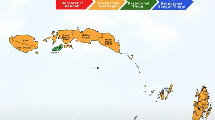 Prakiraan Iklim Mei 2026, Wilayah Maluku Diguyur Hujan Kategori Menengah