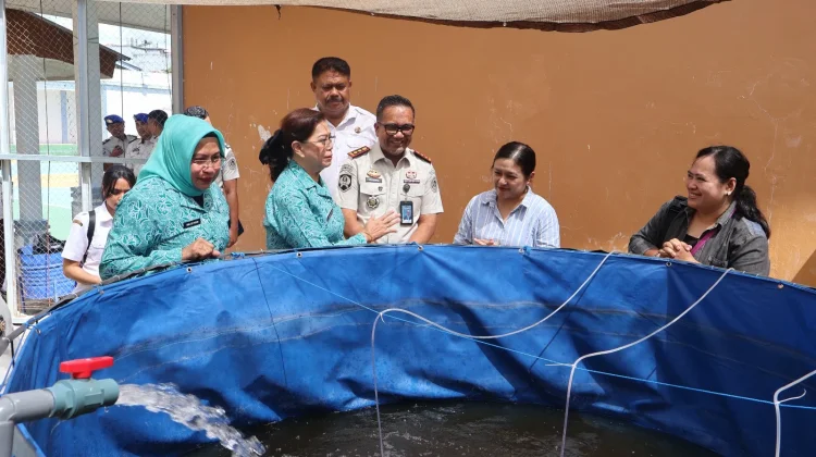 Anak Binaan LPKA Ambon Unjuk Kreativitas di Hadapan Ketua TP PKK Maluku