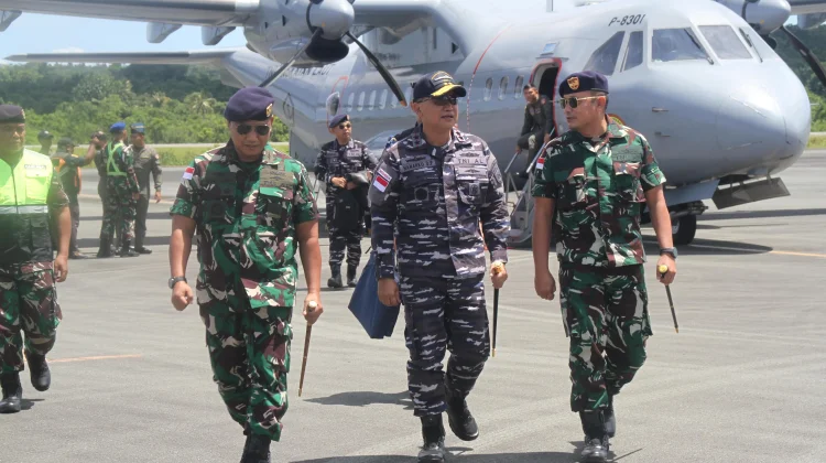 Jamin Keamanan Perbatasan, Dankodaeral IX Sidak Markas Lanal Tual