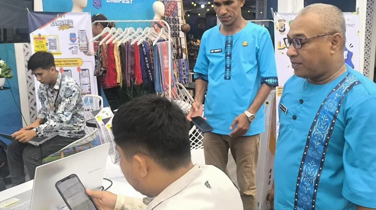 Jasa Raharja Maluku & Samsat Hadirkan Layanan E-Samsat di Salam Fest Ambon