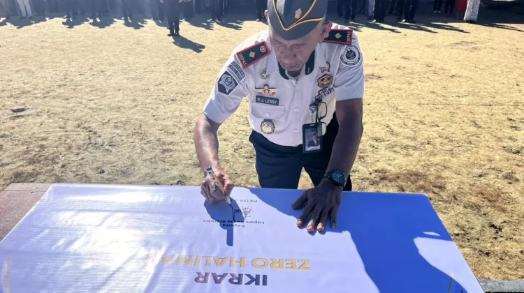 Ikrar Zero Halinar, Komitmen Lapas Dobo Ciptakan Lingkungan Bersih Halinar