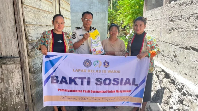 Peringati Hari Kartini, Lapas Wahai dan DPW Salurkan Bansos