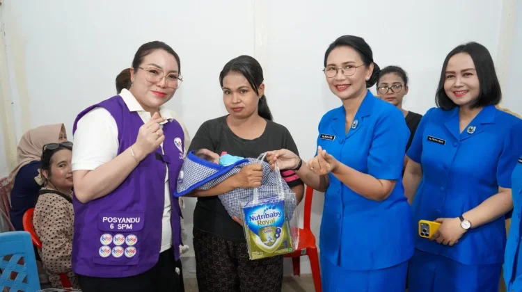 Jalasenastri dan PKK Kota Ambon Bersinergi, Tinjau Layanan Posyandu Bobara