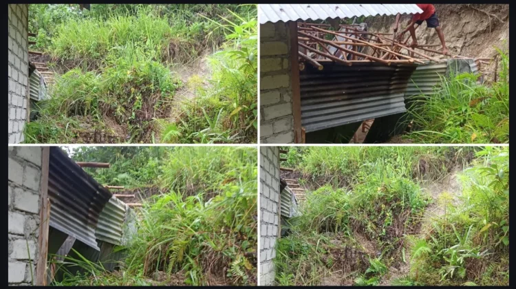 Tanah Longsor di Arbes Passo, Satu Rumah Warga Alami Kerusakan