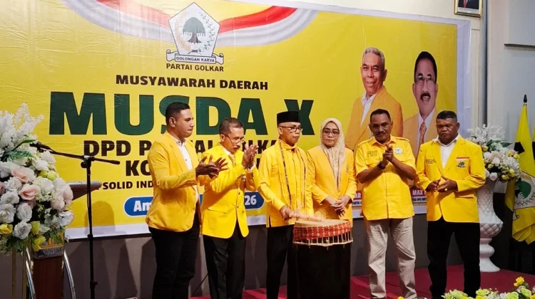 Musda X Golkar Kota Ambon Diskors tanpa Batas Waktu, DPD Maluku Koordinasi ke Pusat
