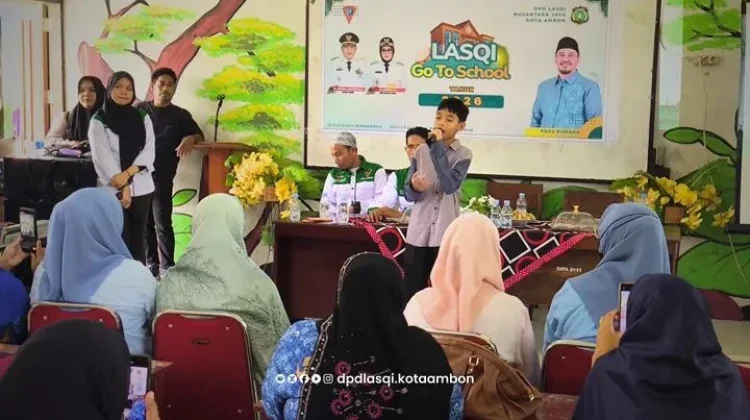 LASQI Ambon Go To School, Cinta Qasidah Ditanamkan sejak Usia Dini
