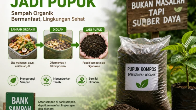 Sampah Bisa Jadi Pupuk dan Sumber Penghasilan Masyarakat
