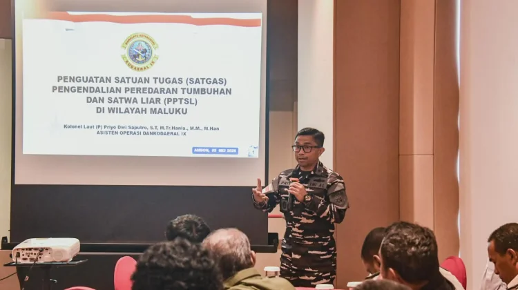 Kodaeral IX Perkuat Pertahanan Maritim, Lindungi Kekayaan Alam Maluku