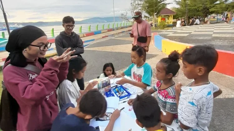 Komunitas Doodle Ambon Hadirkan Ruang Kreatif Gratis untuk Anak