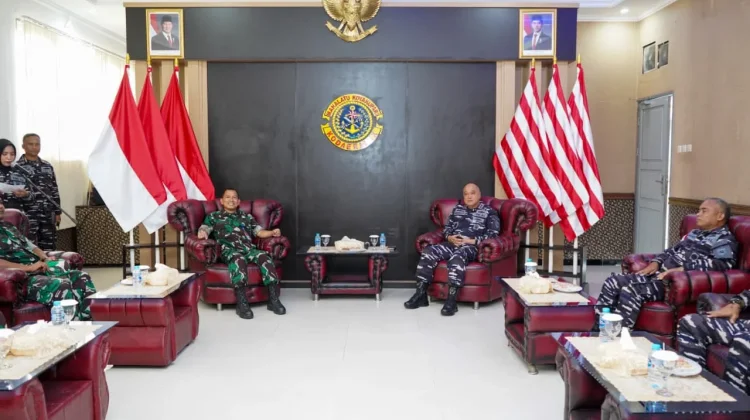 Kodaeral IX & Lanud Pattimura Perkuat Sinergi Matra, Kawal Stabilitas Pertahanan