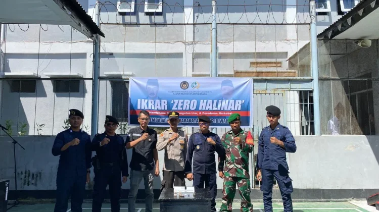 Gandeng TNI-Polri,Lapas Wahai Gelar Razia Blok Hunian Wujudkan Zero Halinar