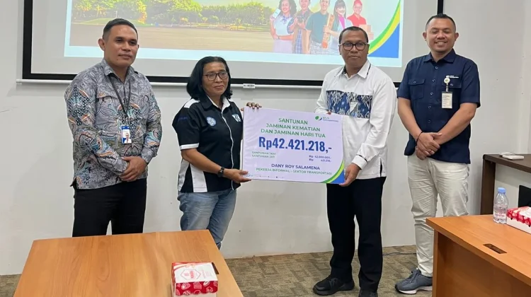 BRI Ambon Bersama AgenBRILink dan BPJS Ketenagakerjaan Gelar Sosialisasi