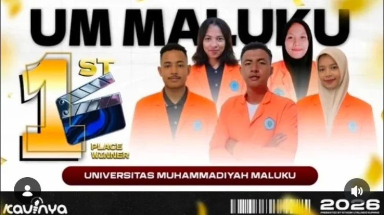 Mahasiswa UM Maluku Raih Juara I Film Pendek KAVINYA 2026