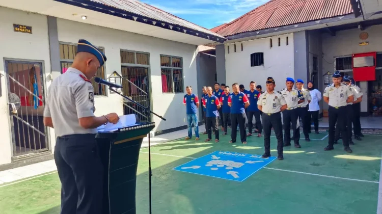 Teguhkan Semangat Pemasyarakatan, Lapas Wahai Gelar Upacara Harkitnas
