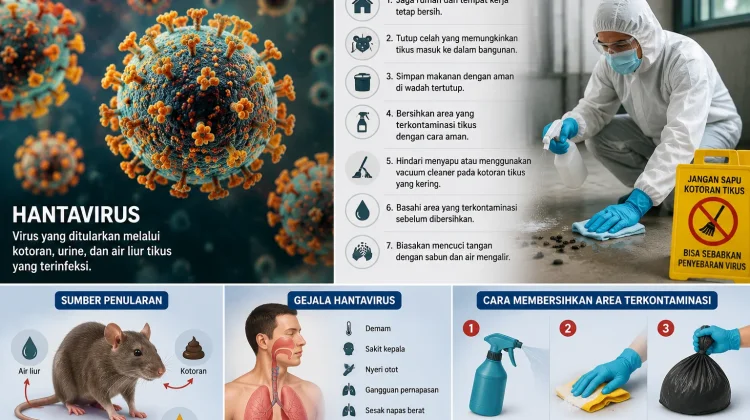 WHO Ingatkan Bahaya Hantavirus, Jangan Asal Bersihkan Kotoran Tikus