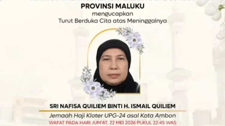 Kabar Duka, Jemaah Haji Asal Kota Ambon Sri Nafisa Quiliem Wafat di Tanah Suci